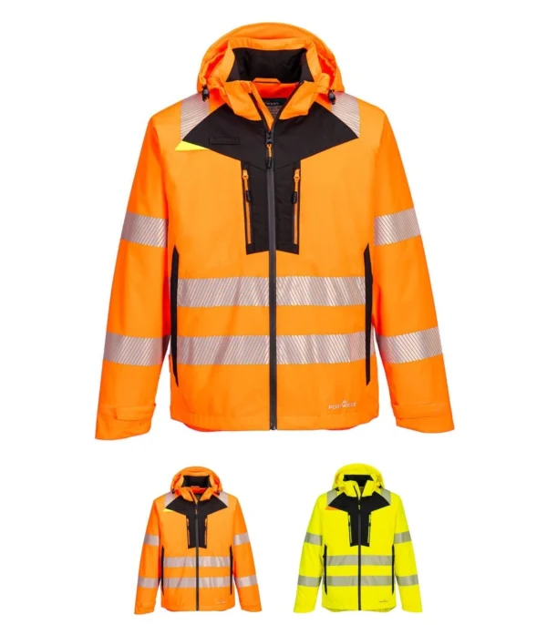 Portwest DX462 - DX4 Hi-Vis Rain Jacket